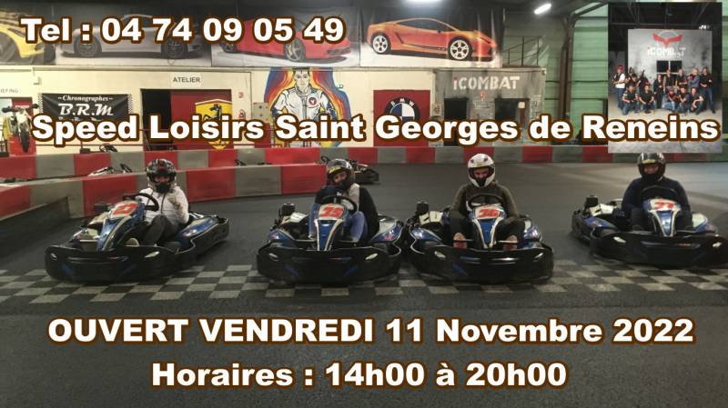 faire du karting le 11 novembre