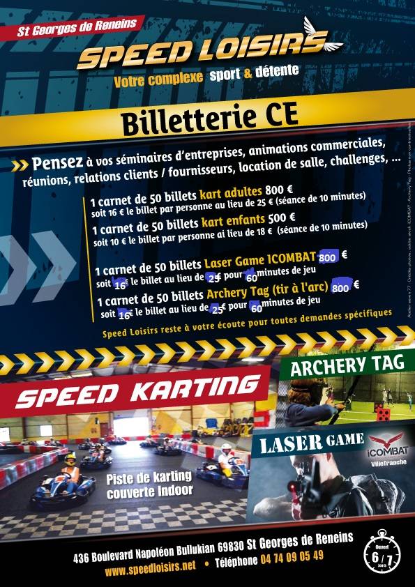 tarifs comite entreprise karting villefranche sur saone