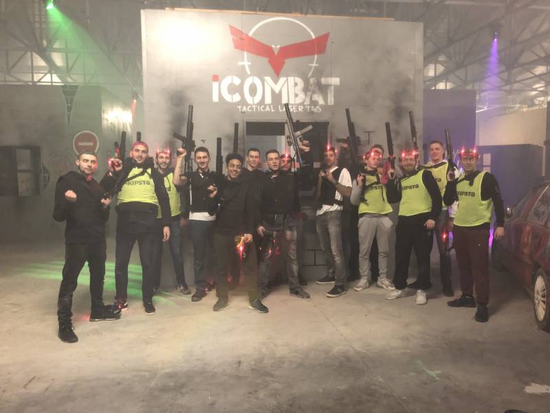 laser game en groupe à saint georges de reneins