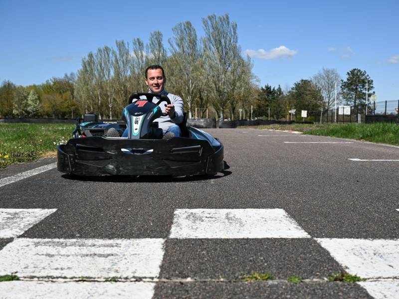 Piste karting extérieur Saint Marcel proche Chalon sur Saone