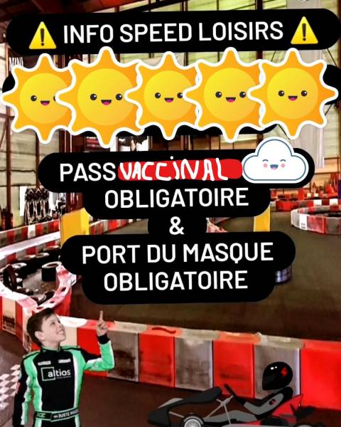 Pass vaccinal chez Speed Loisirs