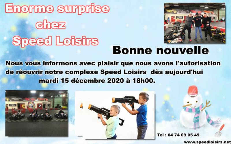 Ouverture Speed Loisirs Saint Georges de Reneins