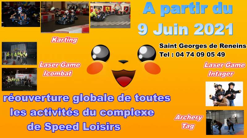 karting et Laser Game réouverts à Saint georges de Reneins
